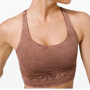 Lululemon Energy Bra Long Line Ice Dye Medium Support